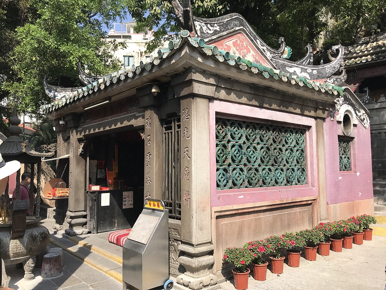 澳门妈阁庙附近历史街区氛围